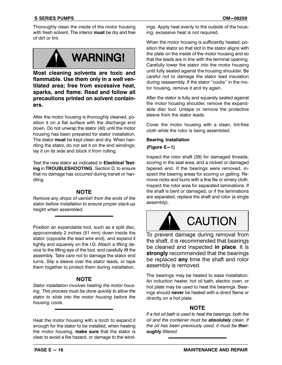 Gorman-Rupp Pumps S8B1-E100 460/3 1432260 and up User Manual | Page 42 / 50