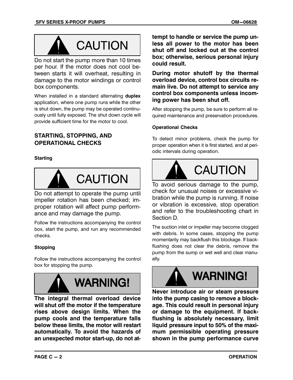 Gorman-Rupp Pumps SFV4A-X 1531245 and up User Manual | Page 17 / 46