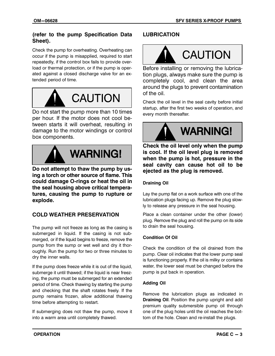 Gorman-Rupp Pumps SFV4A-X 1531245 and up User Manual | Page 18 / 46