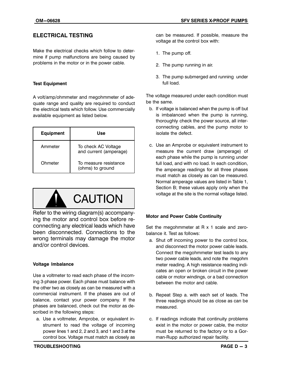 Gorman-Rupp Pumps SFV4A-X 1531245 and up User Manual | Page 22 / 46