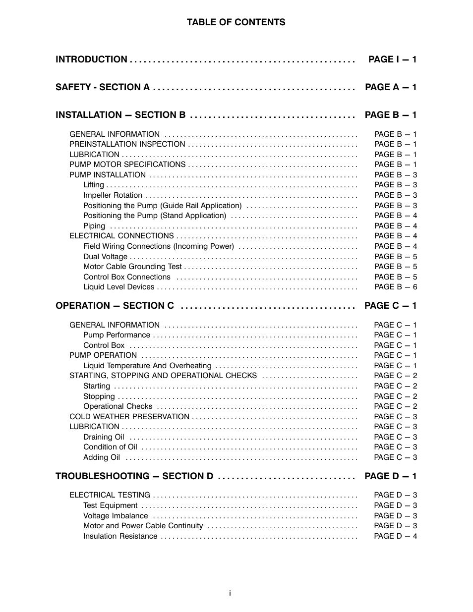 Gorman-Rupp Pumps SFV4A-X 1531245 and up User Manual | Page 3 / 46