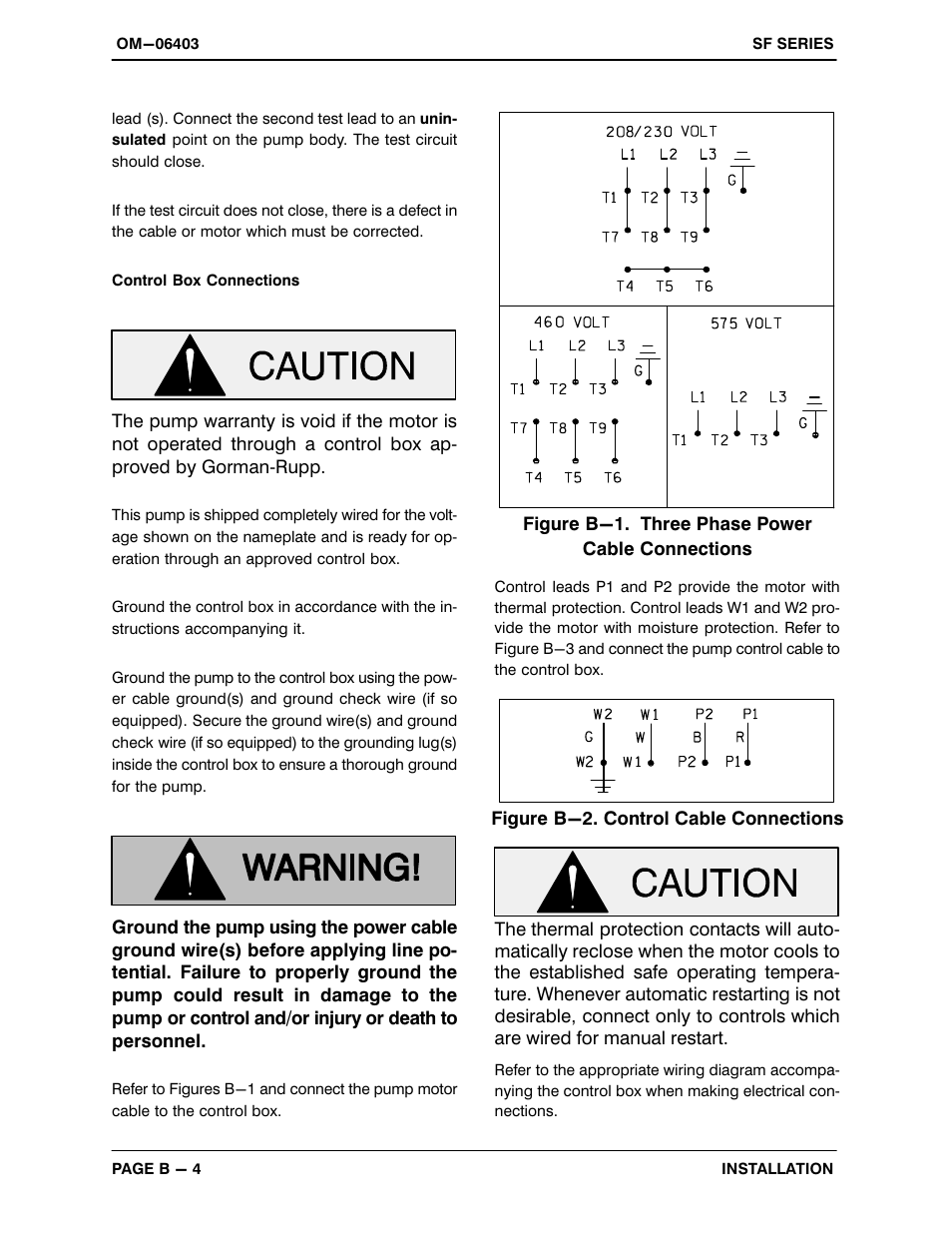 Gorman-Rupp Pumps SFV4C 1474143 and up User Manual | Page 12 / 45