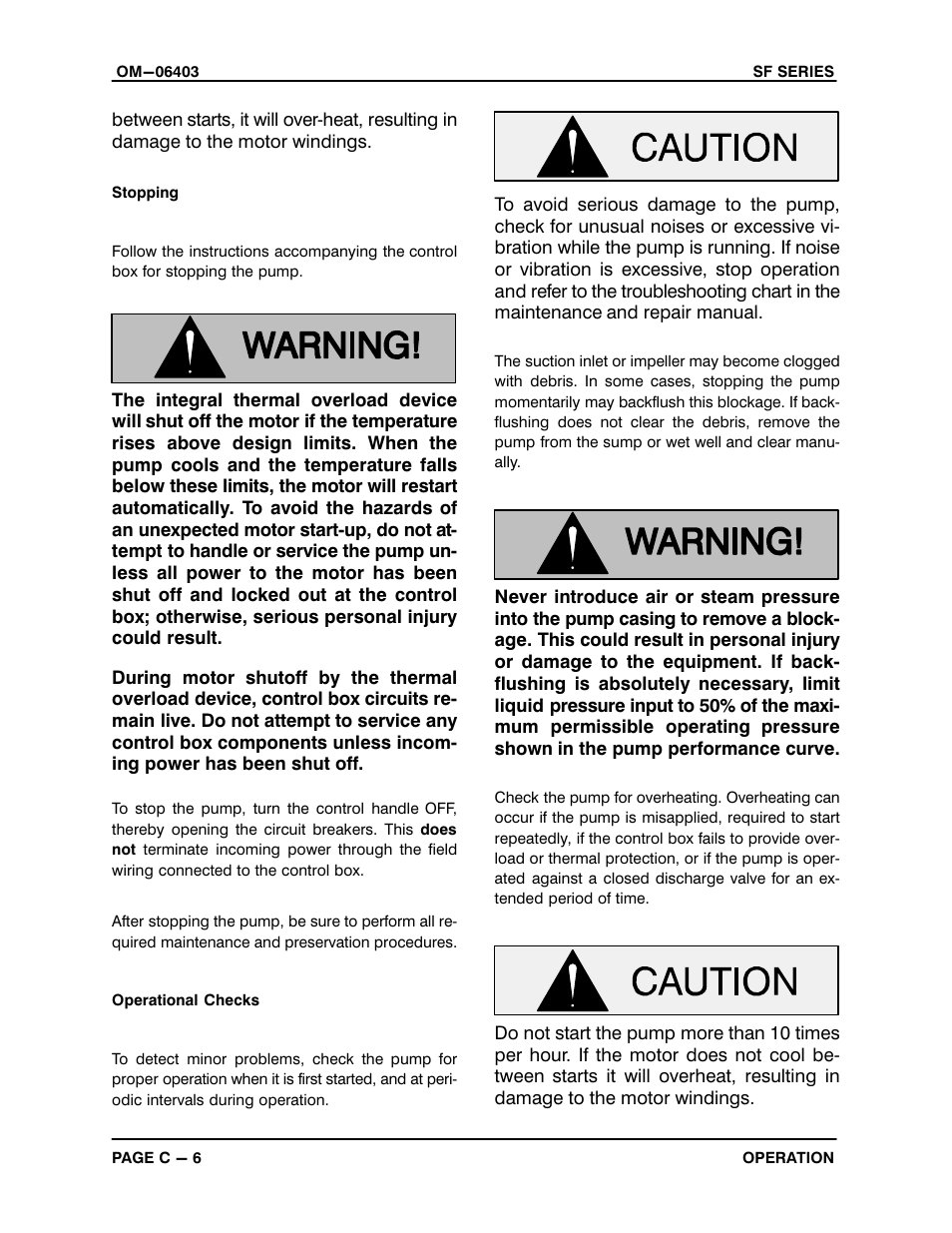 Gorman-Rupp Pumps SFV4C 1474143 and up User Manual | Page 19 / 45