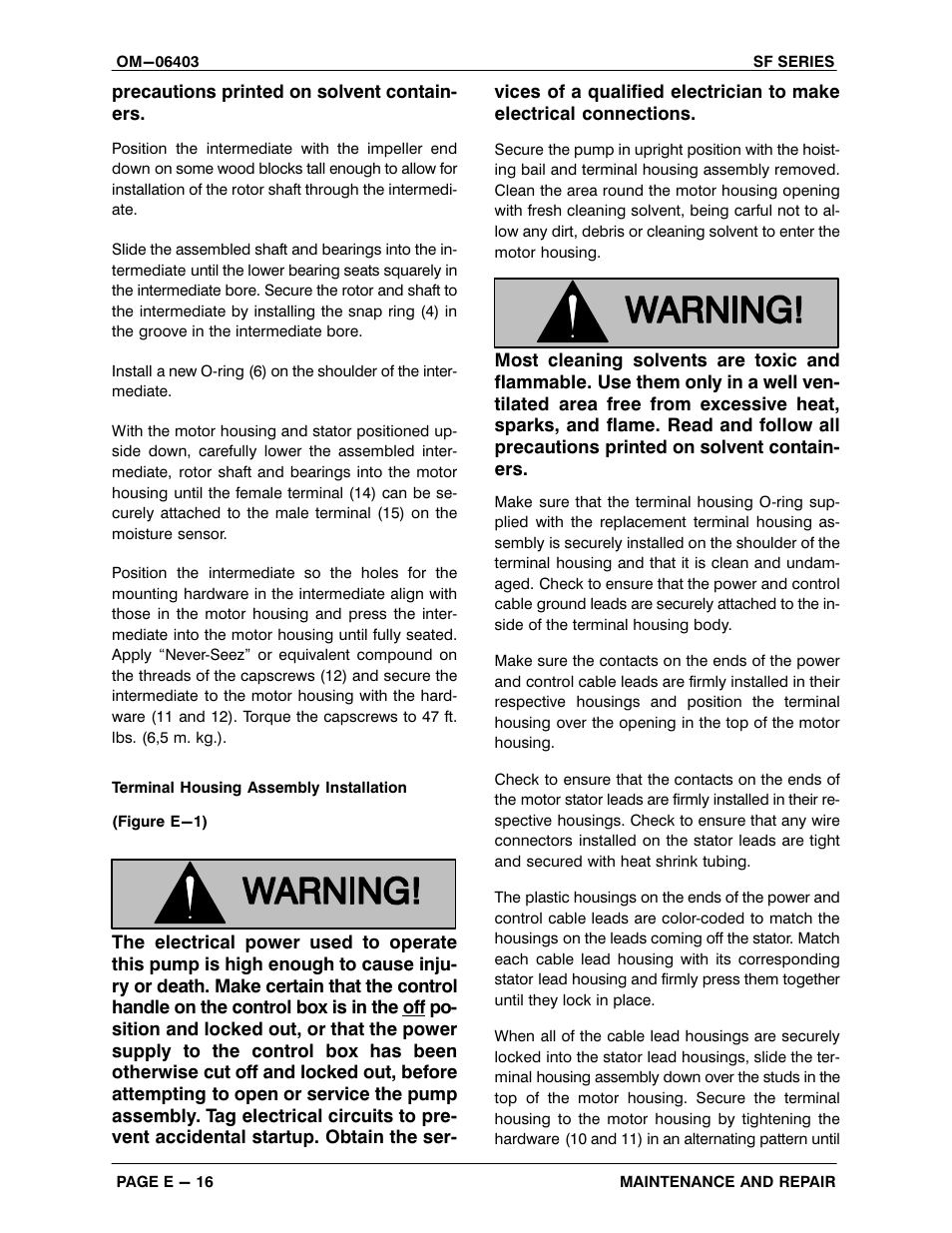 Gorman-Rupp Pumps SFV4C 1474143 and up User Manual | Page 41 / 45