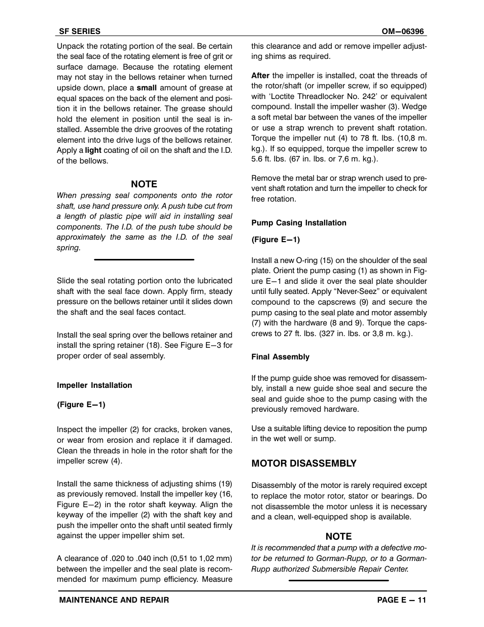 Gorman-Rupp Pumps SFV3A 1473393 and up User Manual | Page 38 / 47