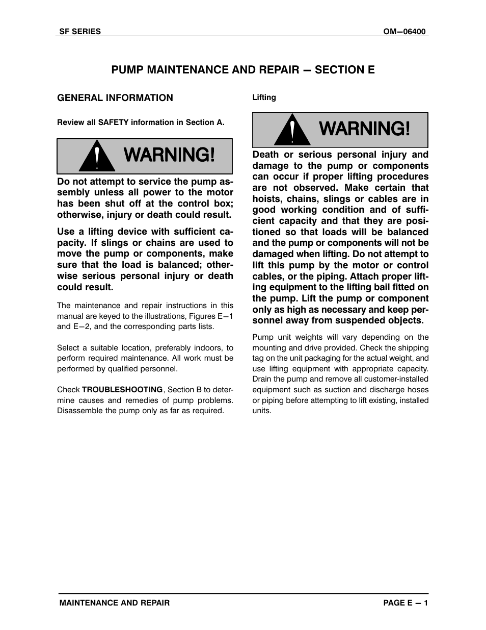 Gorman-Rupp Pumps SFV3B 1473390 and up User Manual | Page 28 / 47