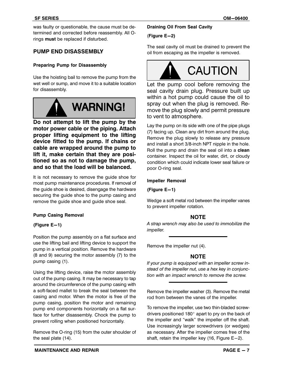 Gorman-Rupp Pumps SFV3B 1473390 and up User Manual | Page 34 / 47