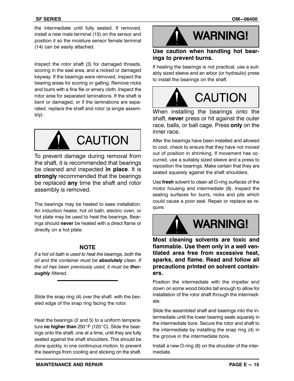 Gorman-Rupp Pumps SFV3B 1473390 and up User Manual | Page 42 / 47