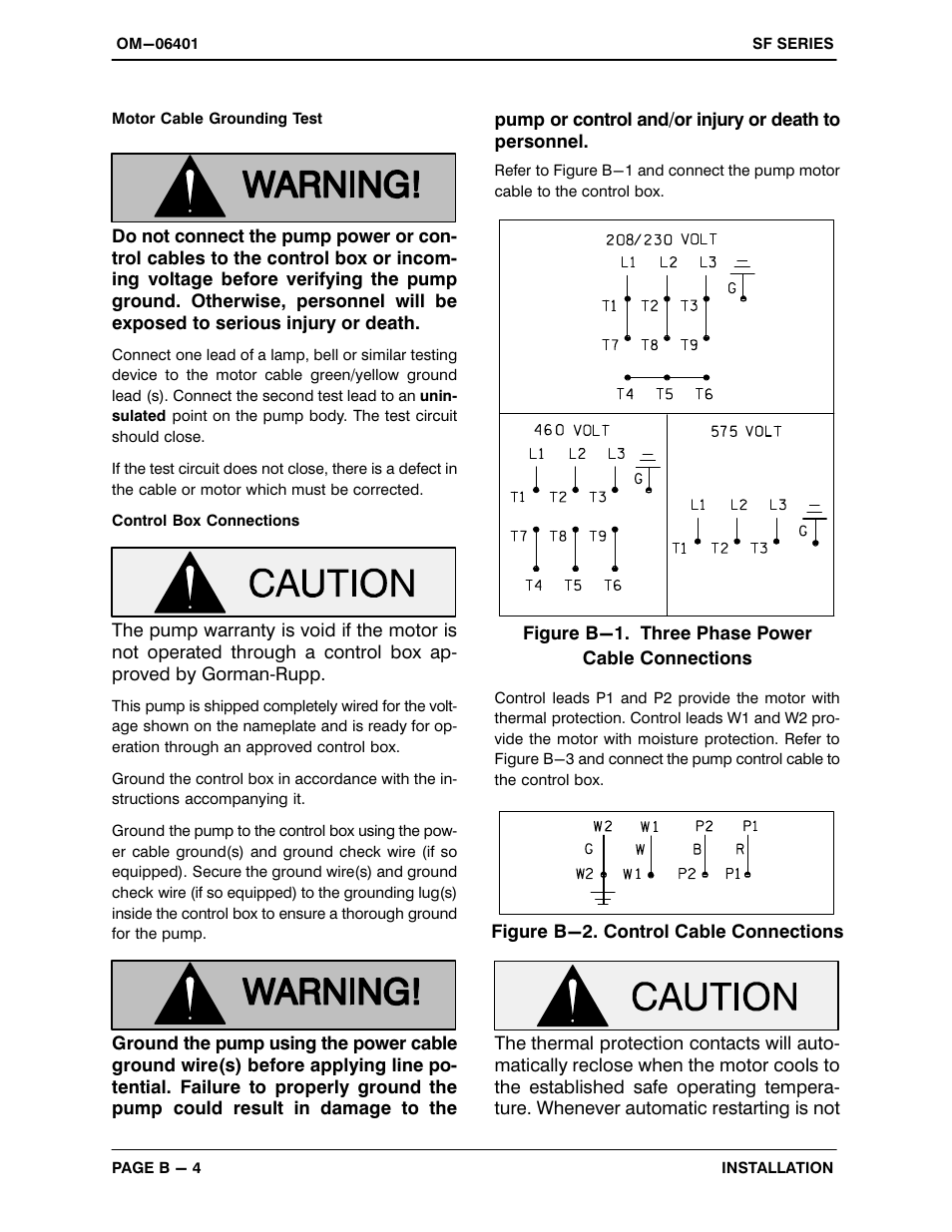 Gorman-Rupp Pumps SFV4A 1476537 and up User Manual | Page 12 / 46