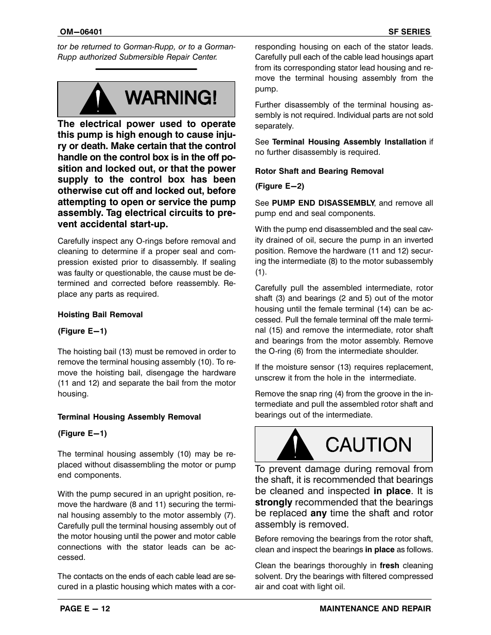 Gorman-Rupp Pumps SFV4A 1476537 and up User Manual | Page 38 / 46