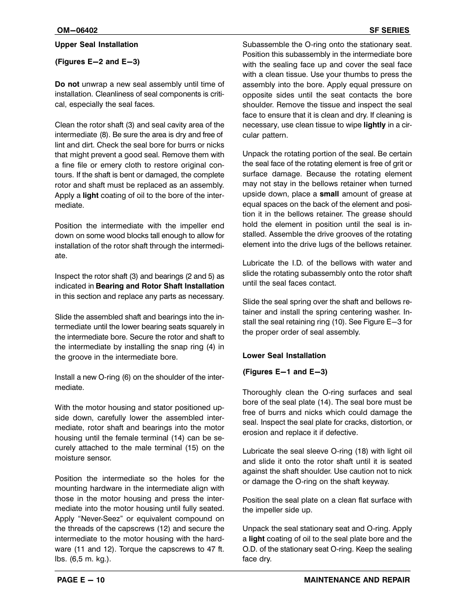 Gorman-Rupp Pumps SFV4B 1468408 and up User Manual | Page 37 / 47