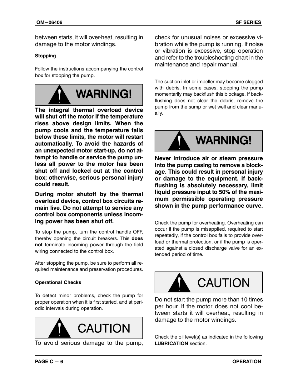 Gorman-Rupp Pumps SFDV4A 1476538 and up User Manual | Page 19 / 44