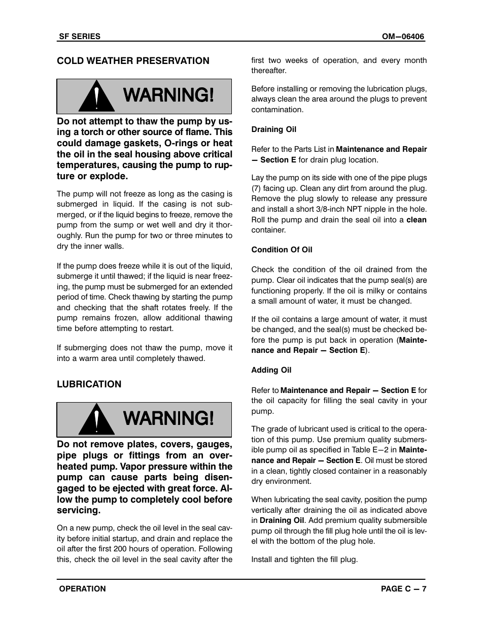 Gorman-Rupp Pumps SFDV4A 1476538 and up User Manual | Page 20 / 44