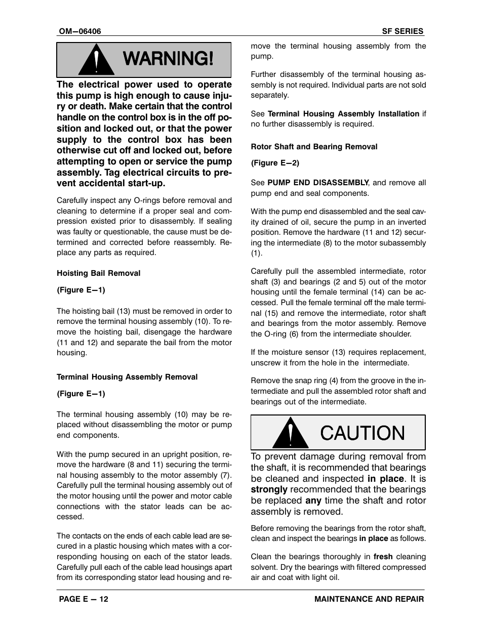 Gorman-Rupp Pumps SFDV4A 1476538 and up User Manual | Page 36 / 44