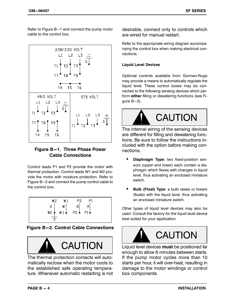 Gorman-Rupp Pumps SFDV4B 1520149 and up User Manual | Page 12 / 44