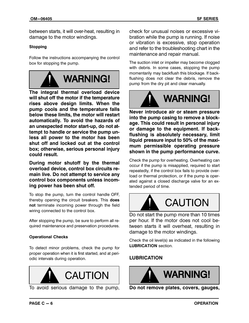 Gorman-Rupp Pumps SFDV3B 1520902 and up User Manual | Page 19 / 44