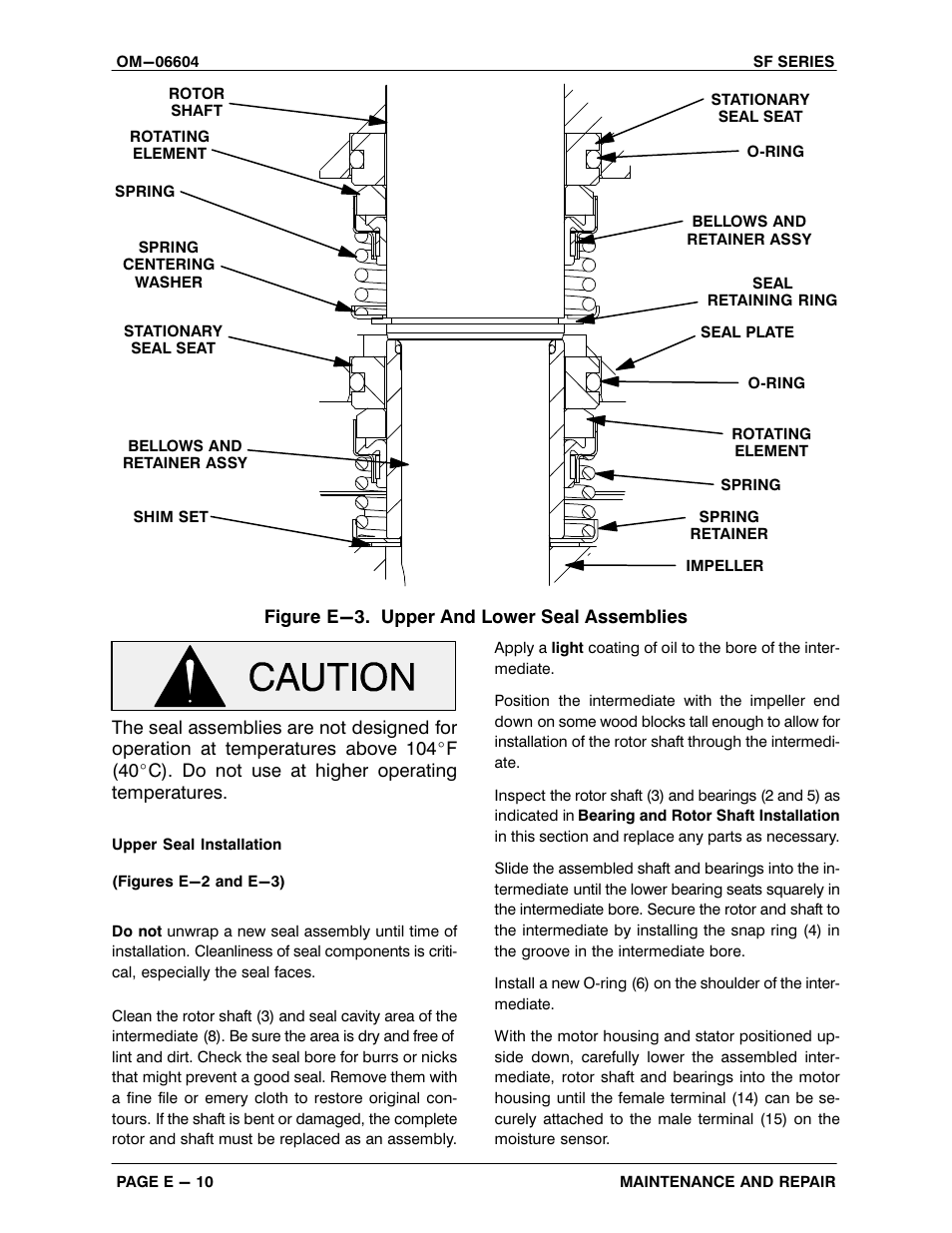 Gorman-Rupp Pumps SF6C All serial numbers User Manual | Page 33 / 44