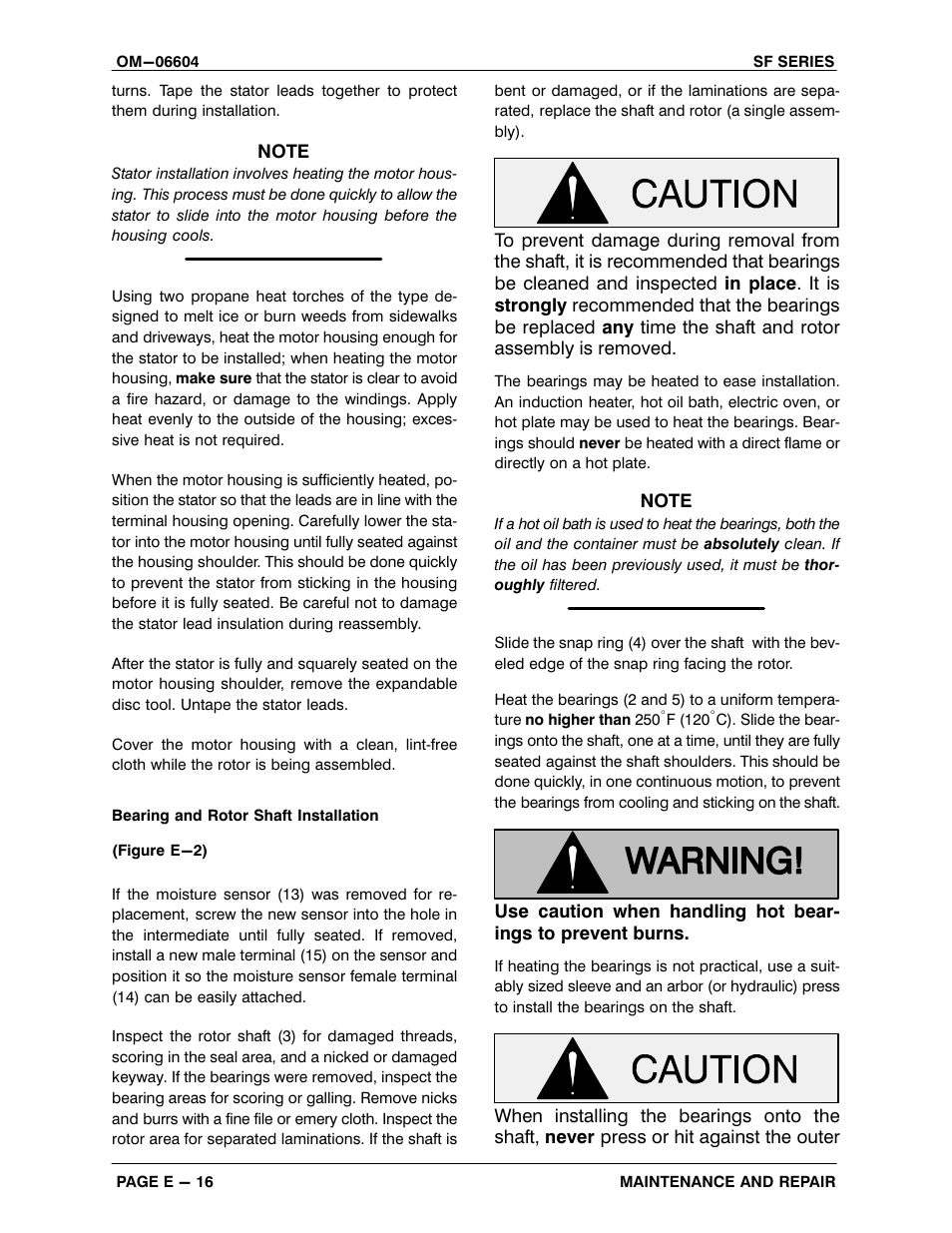 Gorman-Rupp Pumps SF6C All serial numbers User Manual | Page 39 / 44