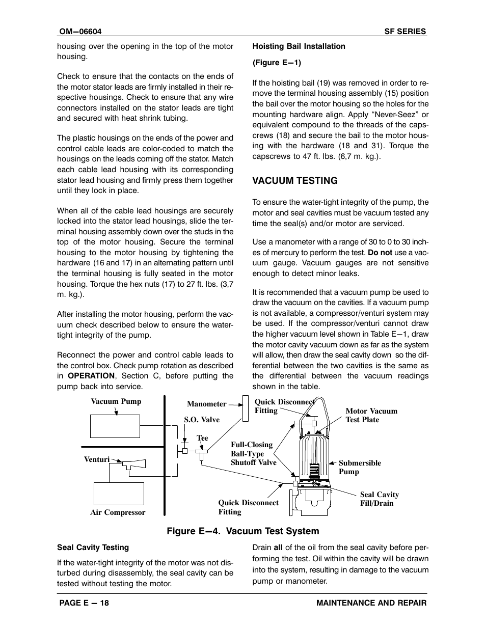 Gorman-Rupp Pumps SF6C All serial numbers User Manual | Page 41 / 44