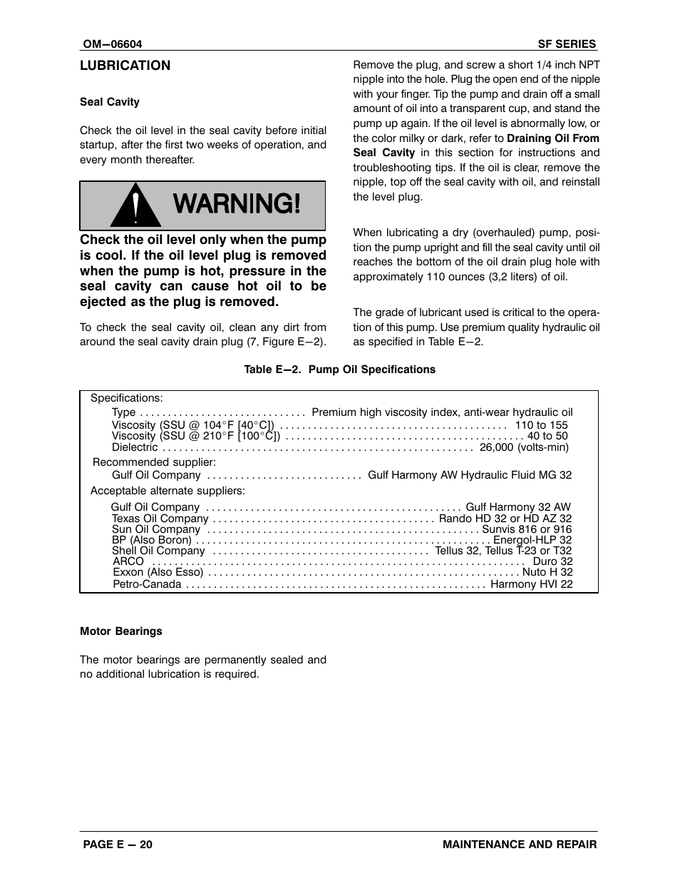 Gorman-Rupp Pumps SF6C All serial numbers User Manual | Page 43 / 44