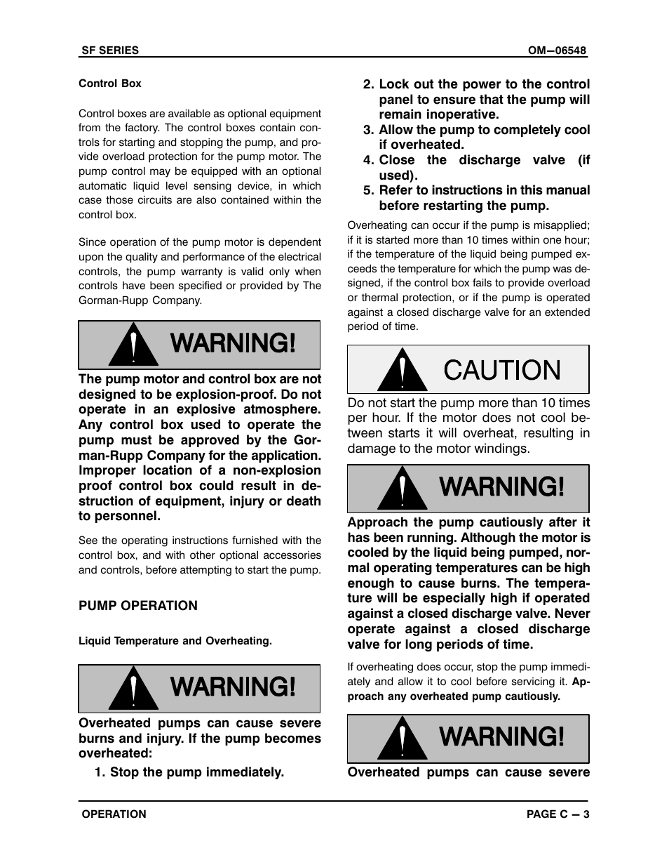 Gorman-Rupp Pumps SF6B All serial numbers User Manual | Page 16 / 45