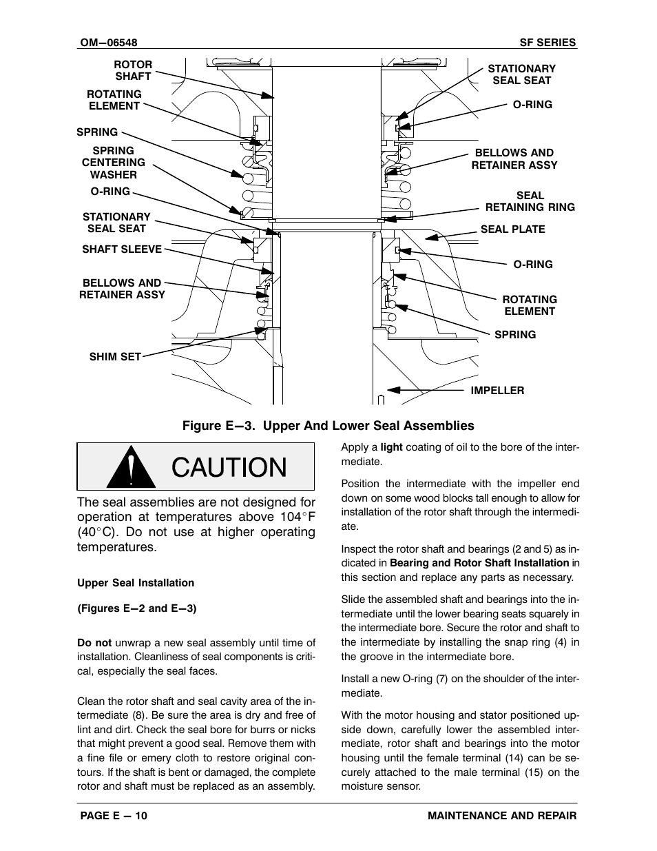 Gorman-Rupp Pumps SF6B All serial numbers User Manual | Page 34 / 45