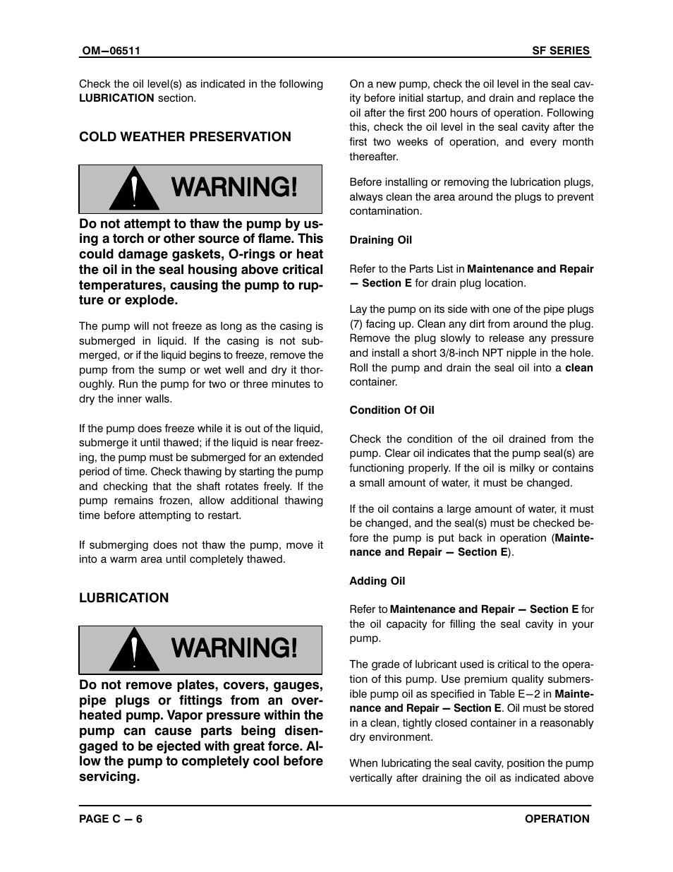 Gorman-Rupp Pumps SF4C 1528832 and up User Manual | Page 19 / 45