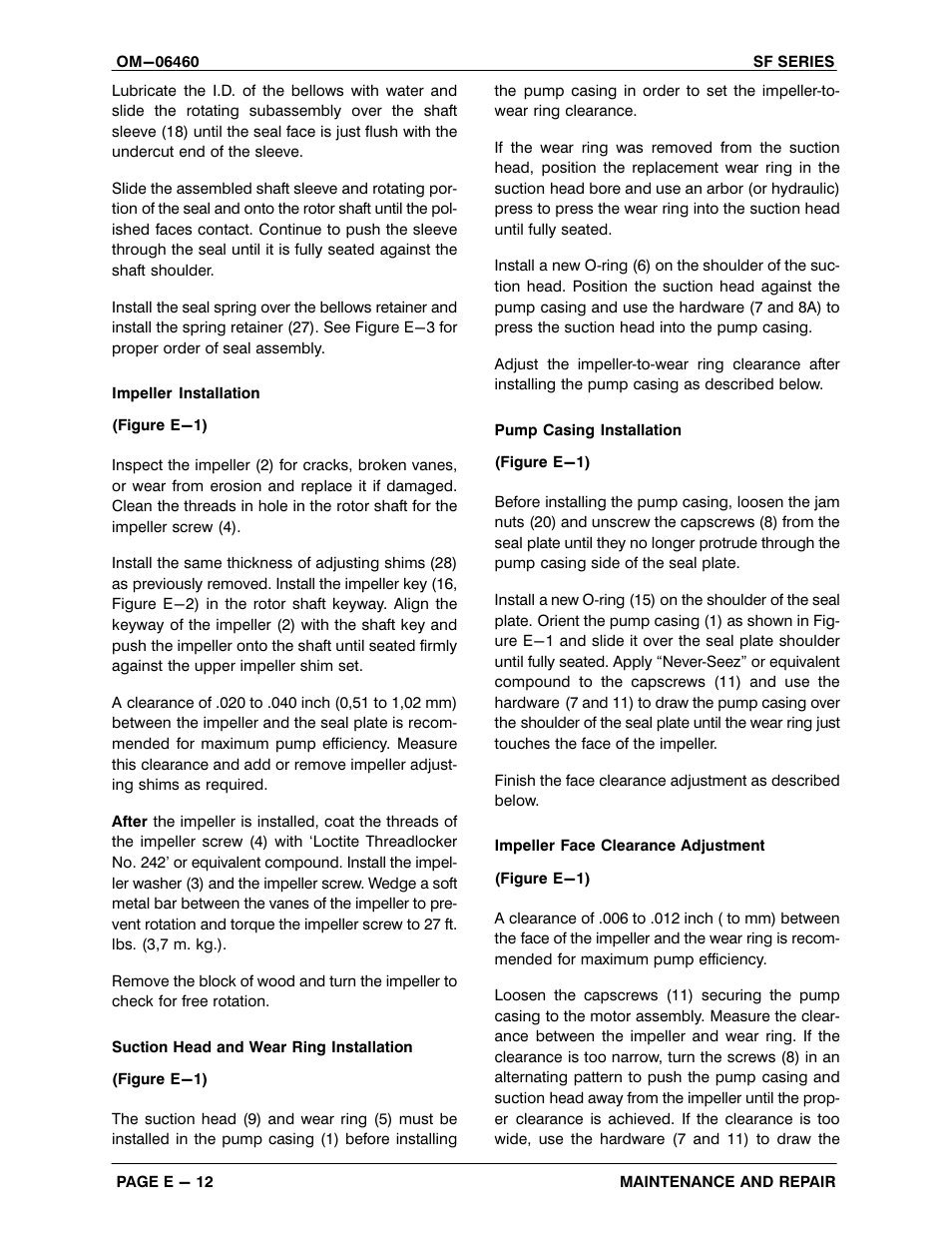 Gorman-Rupp Pumps SF4B 1504502 and up User Manual | Page 36 / 45