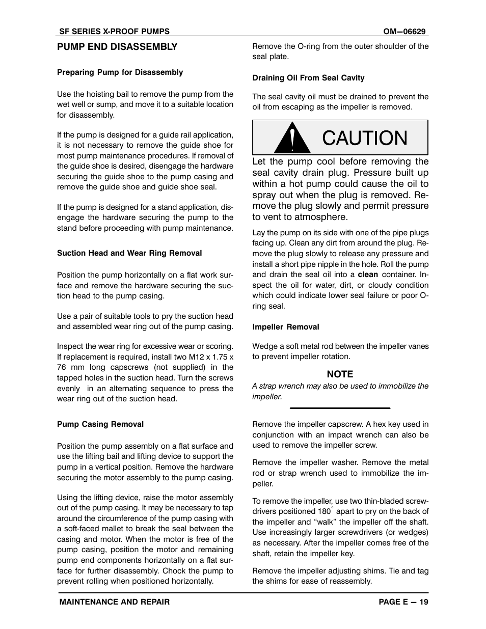 Gorman-Rupp Pumps SF4A-X 1531245 and up User Manual | Page 42 / 48