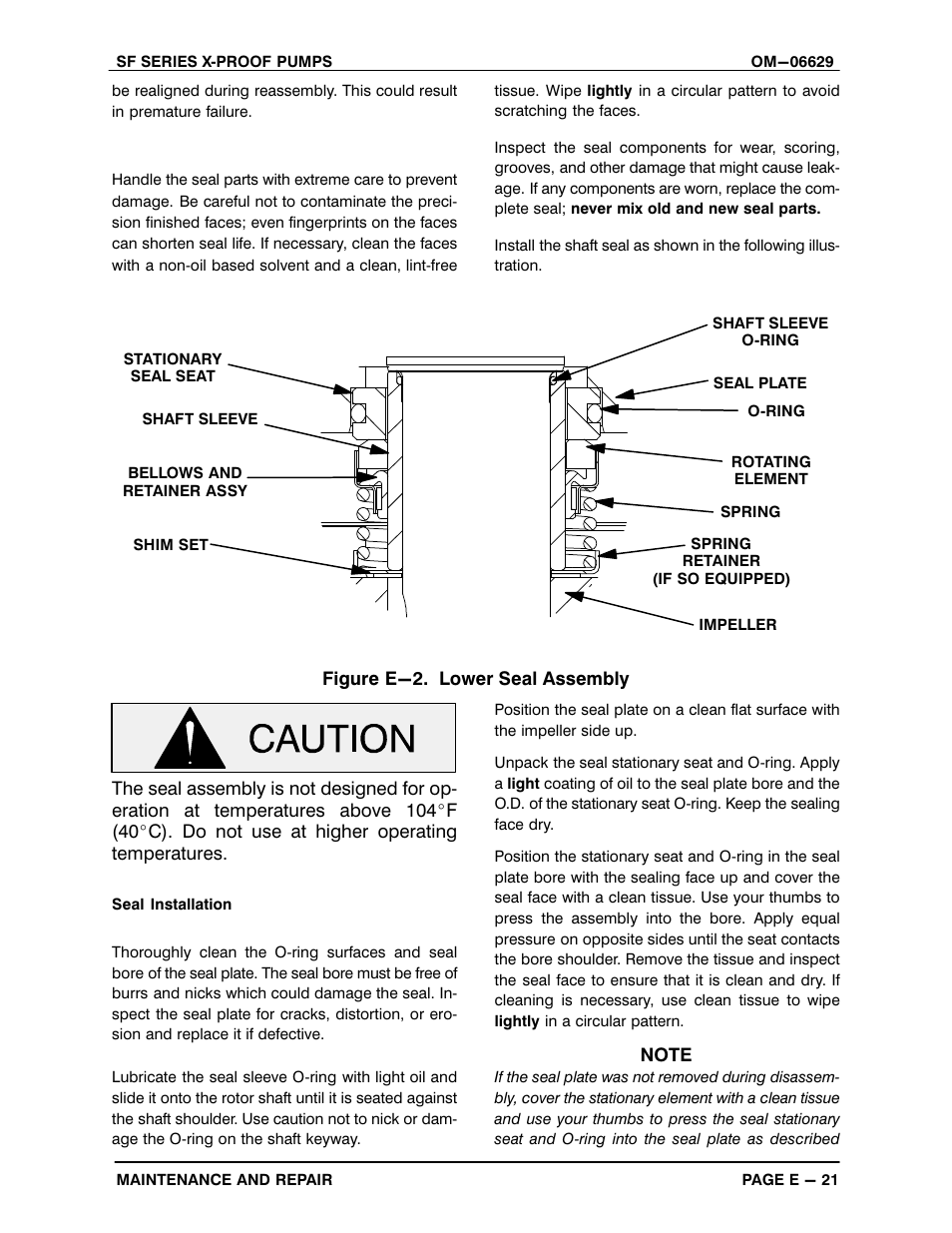 Gorman-Rupp Pumps SF4A-X 1531245 and up User Manual | Page 44 / 48