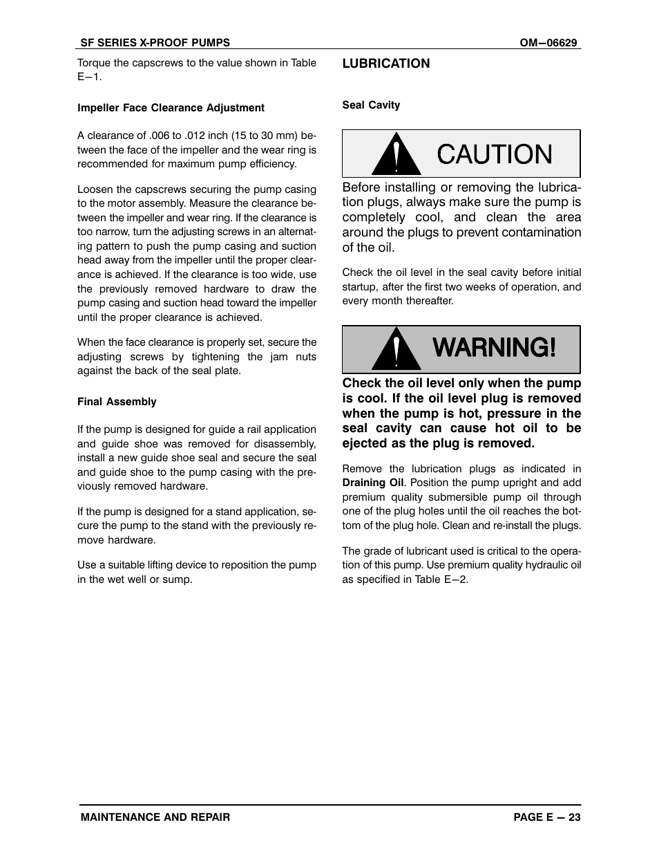 Gorman-Rupp Pumps SF4A-X 1531245 and up User Manual | Page 46 / 48