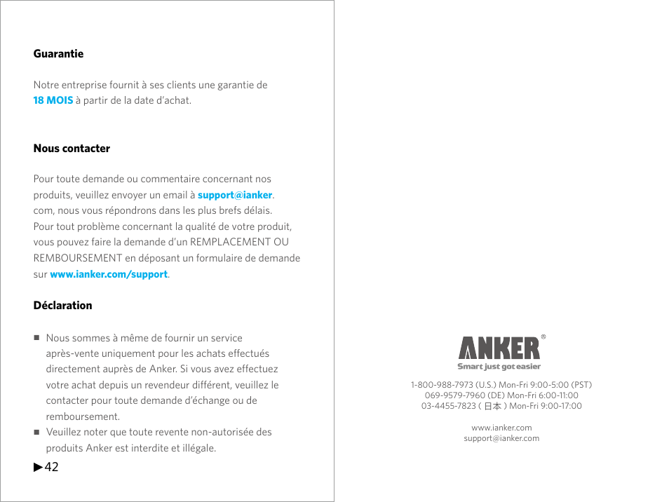 ANKER 2nd Gen Astro E3 10000mAh with PowerIQ Technology User Manual | Page 23 / 23