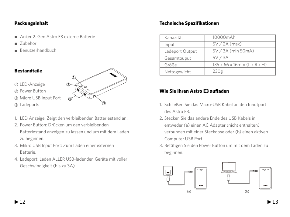 ANKER 2nd Gen Astro E3 10000mAh with PowerIQ Technology User Manual | Page 8 / 23