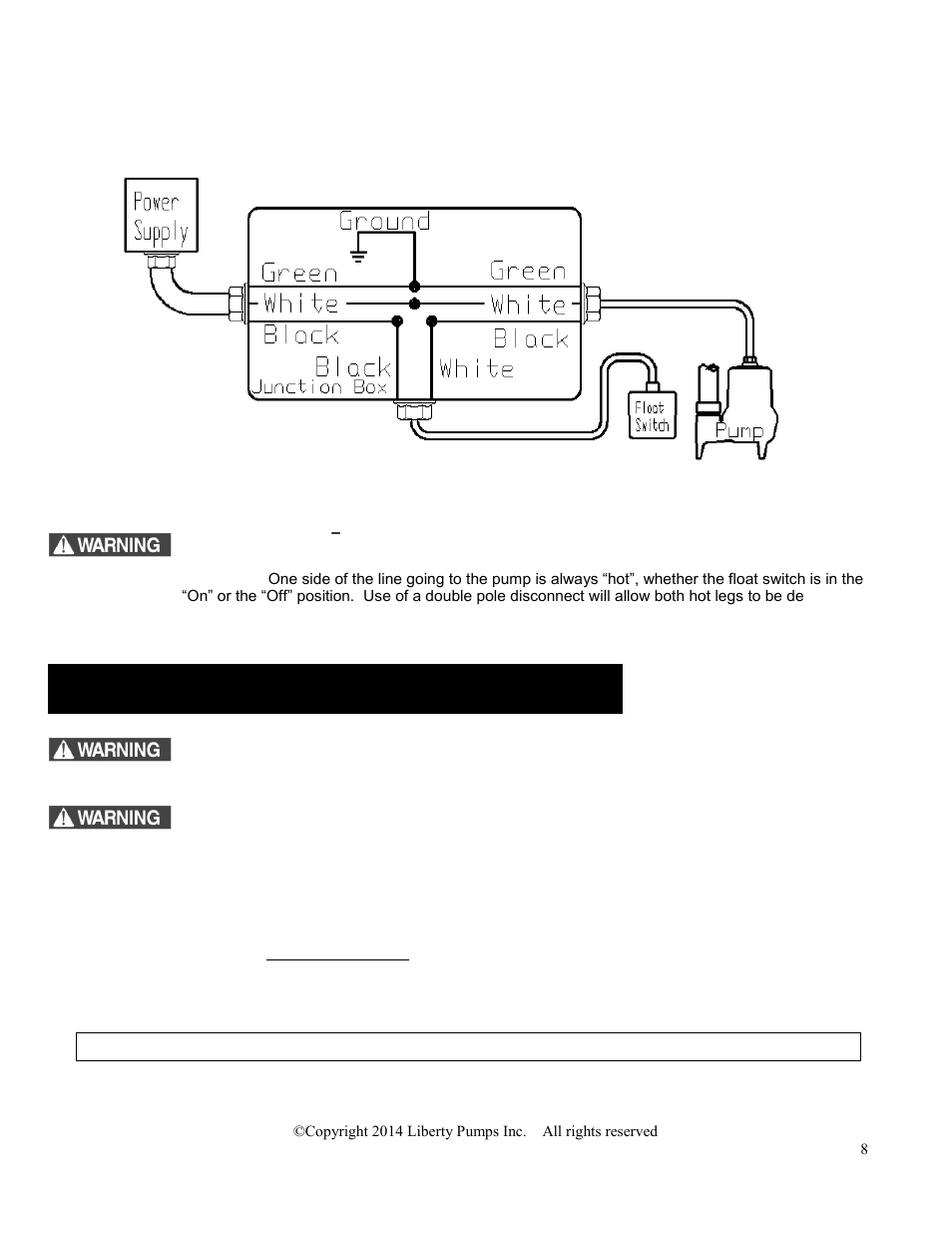 Maintenance | Liberty Pumps FL100-Series User Manual | Page 8 / 30