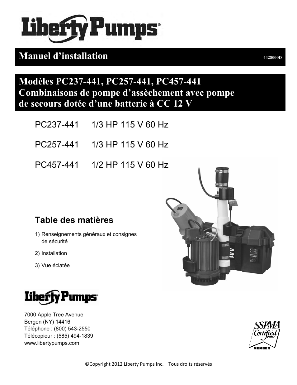 Liberty Pumps PC-Series User Manual | Page 5 / 12