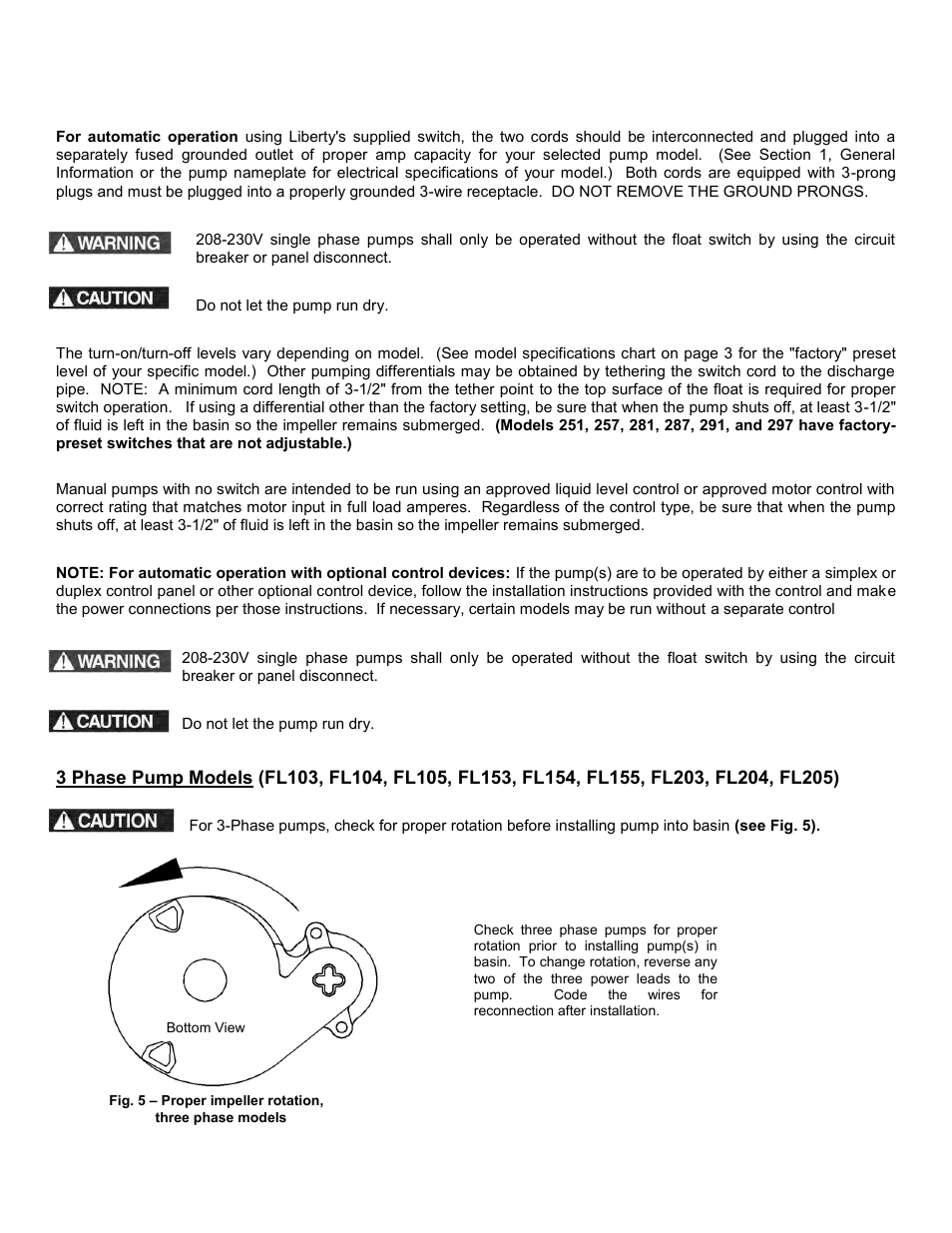 Liberty Pumps 290-Series User Manual | Page 7 / 30