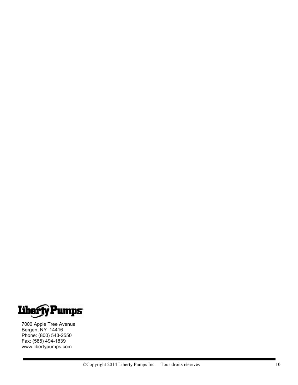 Liberty Pumps SJ10 SumpJet User Manual | Page 30 / 30