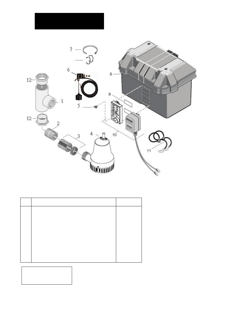 Repair parts | Liberty Pumps 441 User Manual | Page 12 / 13