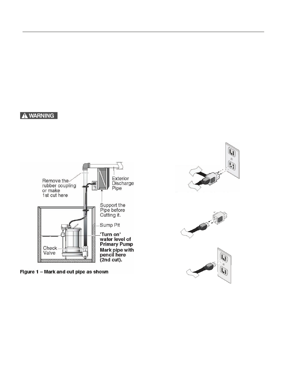 Preparation for installation | Liberty Pumps 441 User Manual | Page 4 / 13