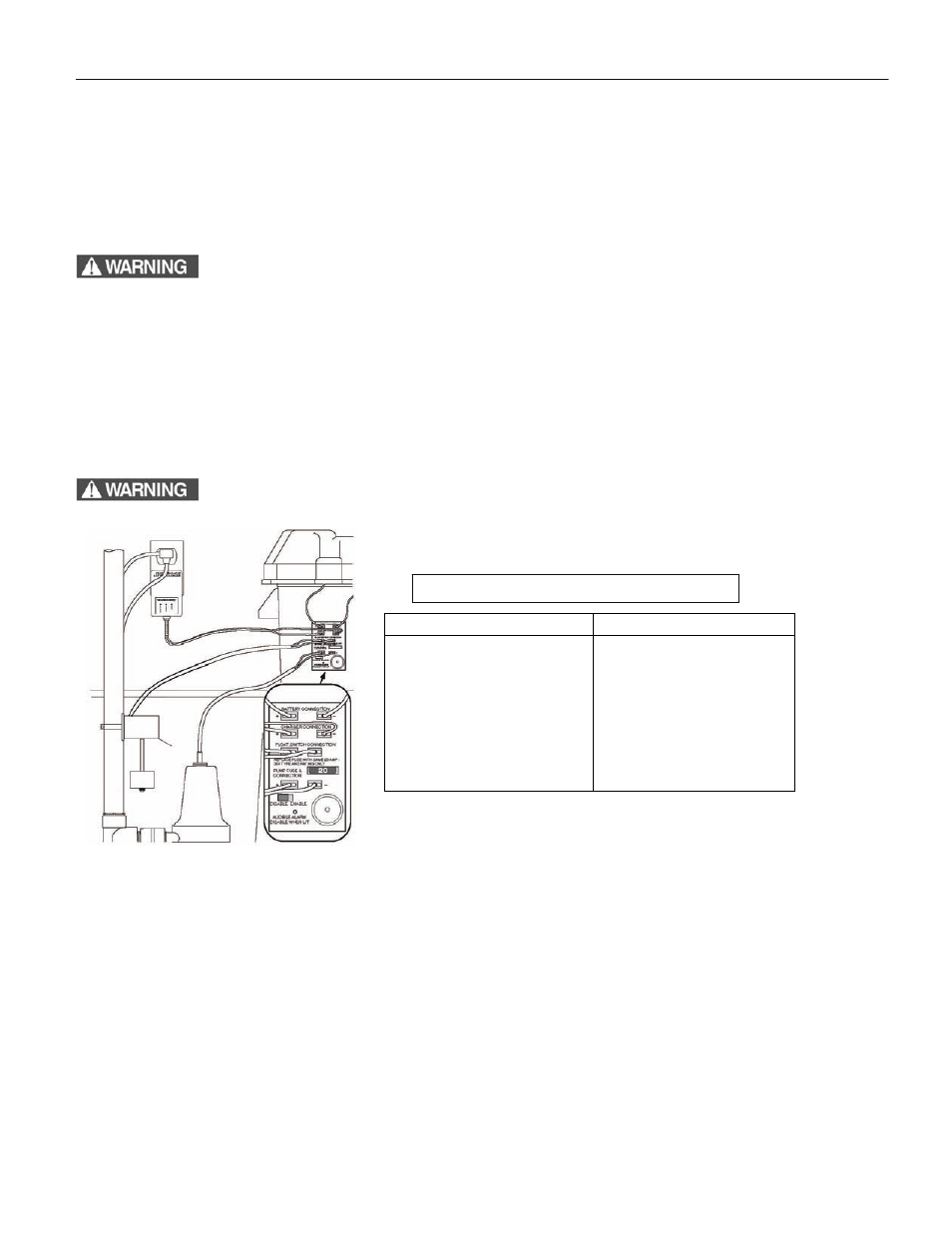 Installation cont, Electrical connections, Mark and glue assembly | Final assembly, Charger/battery installation | Liberty Pumps 441 User Manual | Page 8 / 13