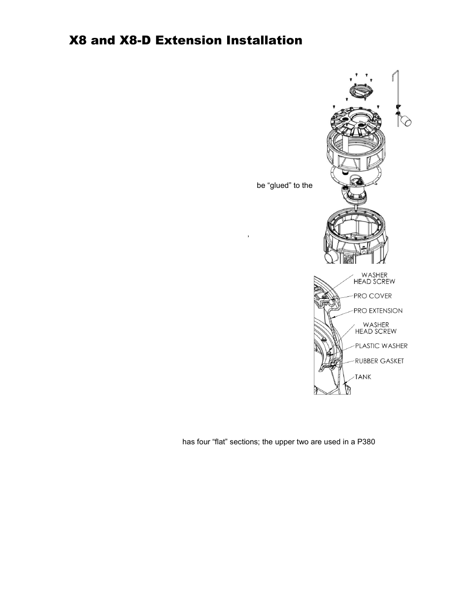 X8 and x8-d extension installation | Liberty Pumps X8-D Basin Extension User Manual | Page 2 / 4