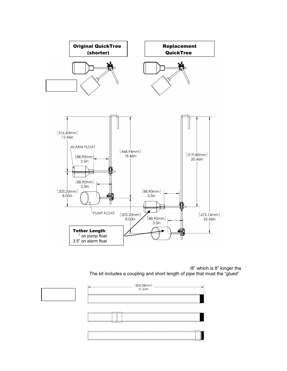 Pro 370 systems float tree and pipe instructions | Liberty Pumps X8-D Basin Extension User Manual | Page 4 / 4