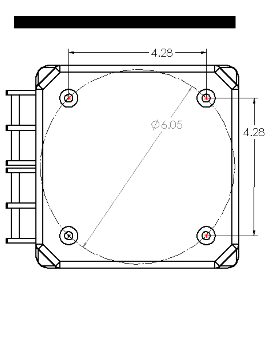 Junction box template | Liberty Pumps ARC18-Series User Manual | Page 5 / 5