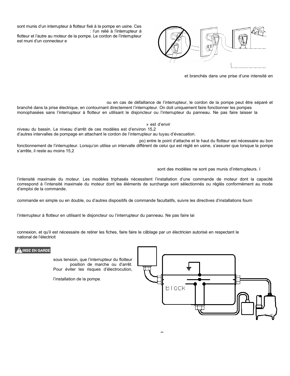 Mise à la terre vert vert blanc blanc noir, Noir blanc boîte de connexion, Noir | Liberty Pumps 700-Series User Manual | Page 26 / 28