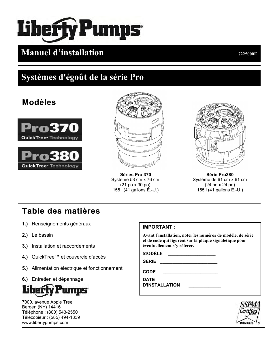 Liberty Pumps Pro370-Series User Manual | Page 21 / 30