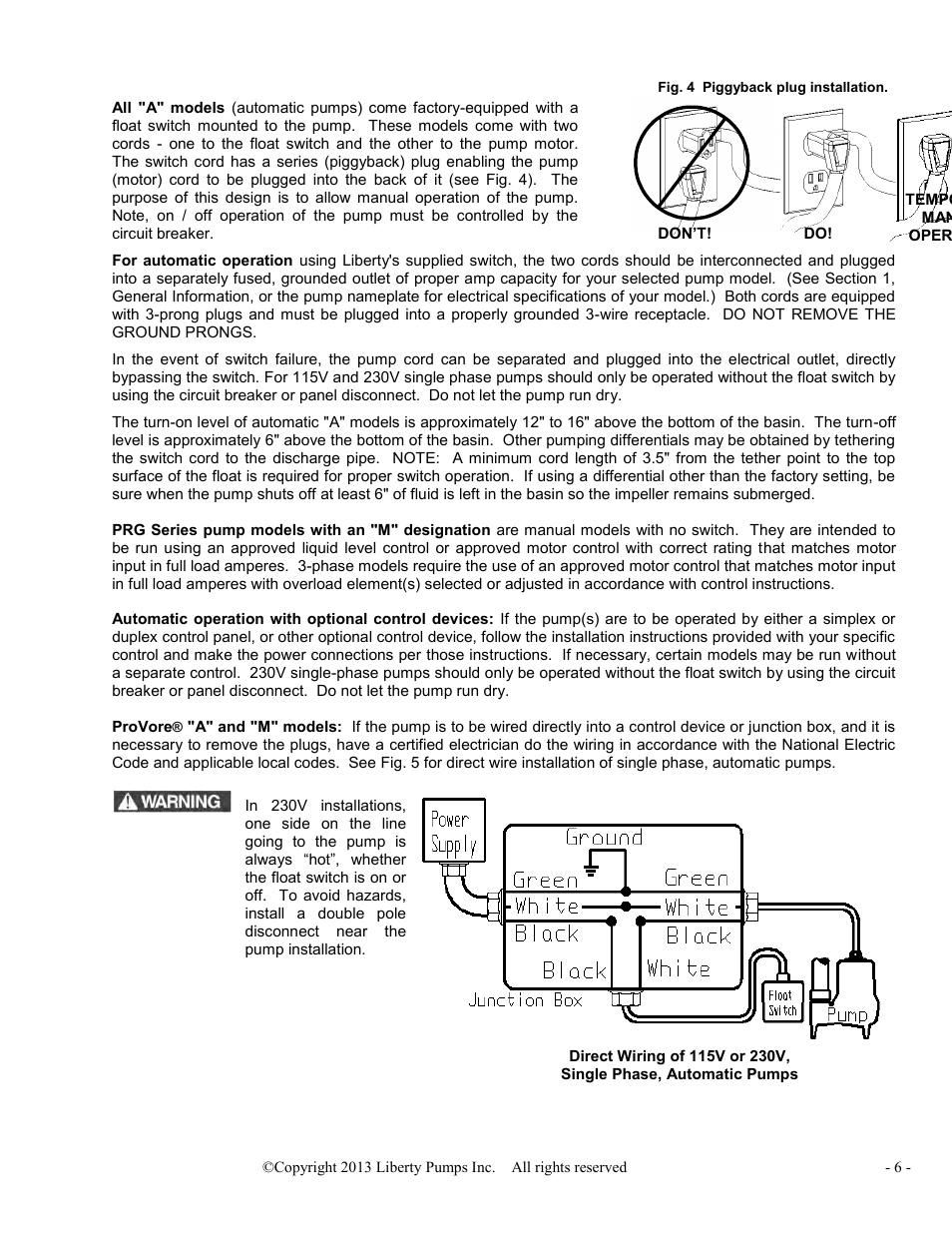 Liberty Pumps PRG-Series User Manual | Page 6 / 33