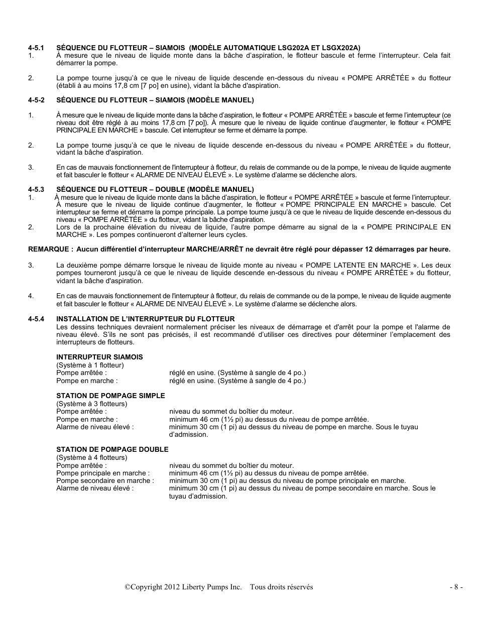 Liberty Pumps LSGX200-Series Omnivore User Manual | Page 22 / 42