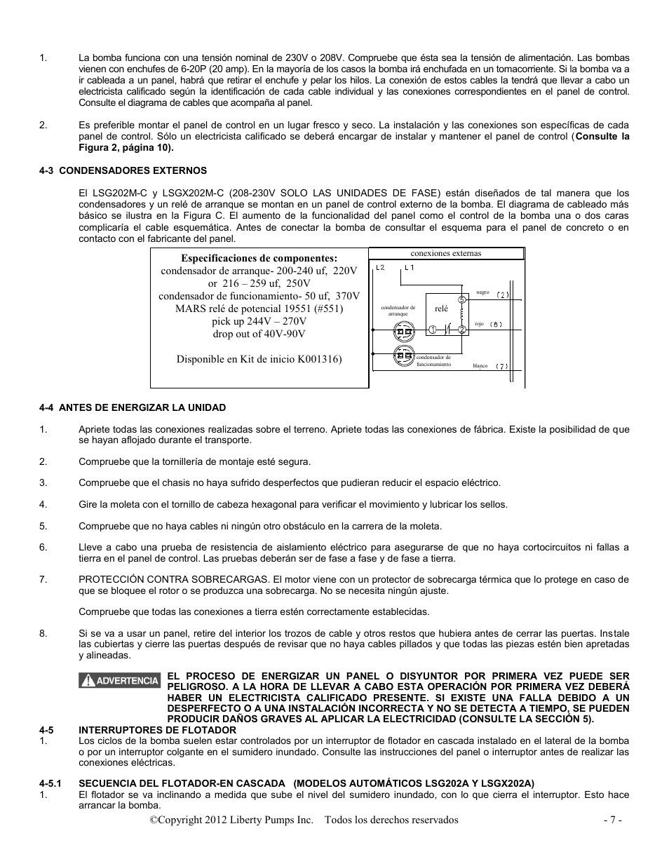 Liberty Pumps LSGX200-Series Omnivore User Manual | Page 35 / 42