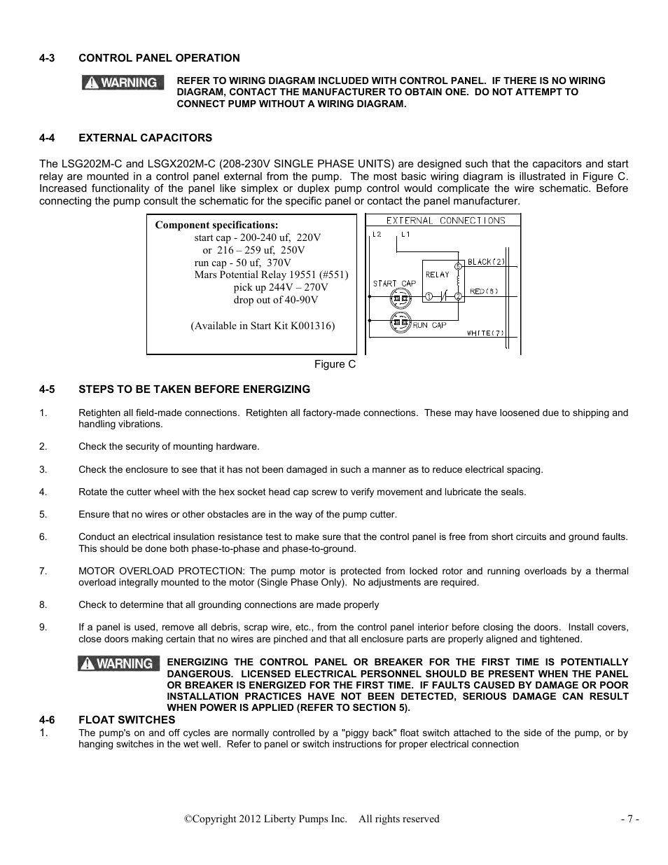 Liberty Pumps LSGX200-Series Omnivore User Manual | Page 7 / 42