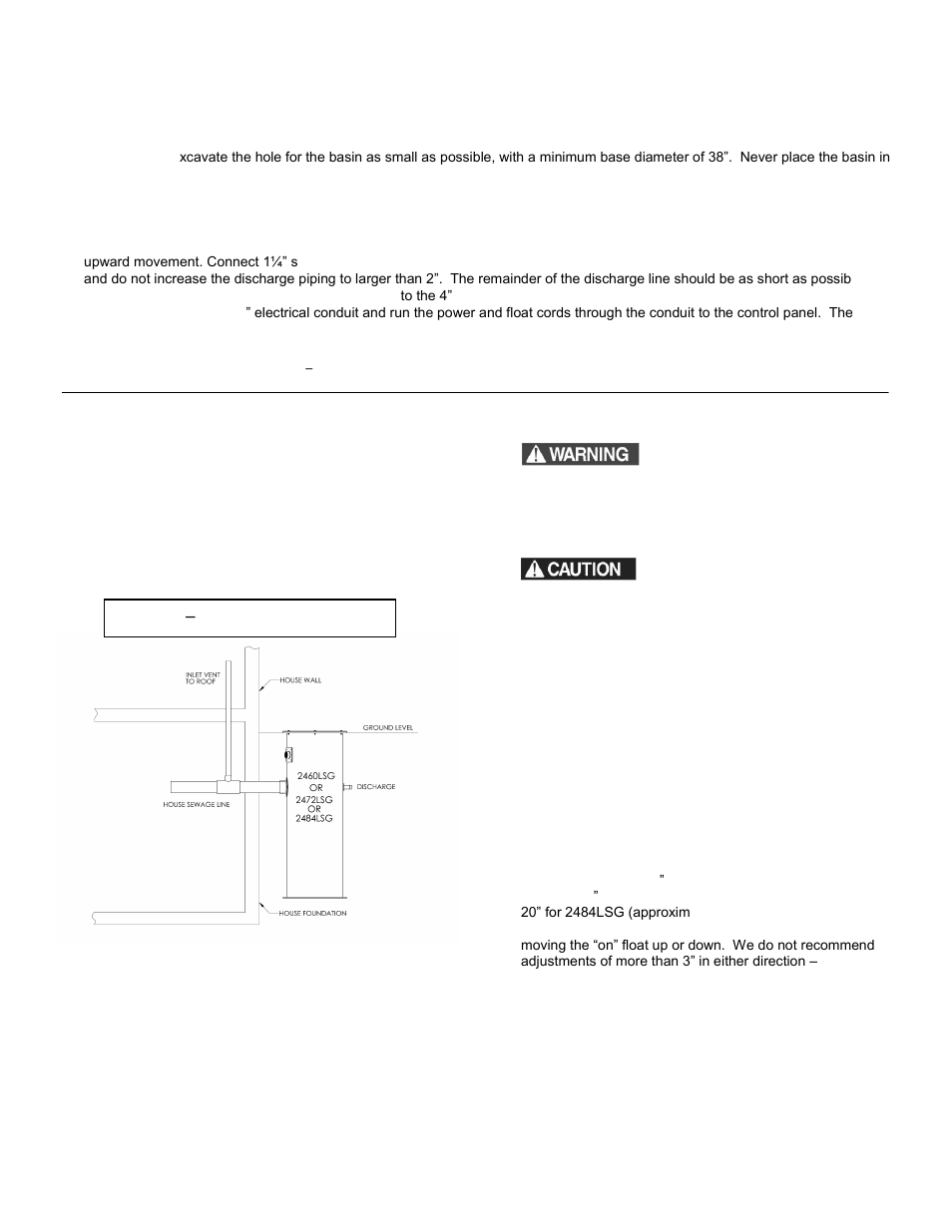 Installation instructions | Liberty Pumps 2460-Series User Manual | Page 3 / 6